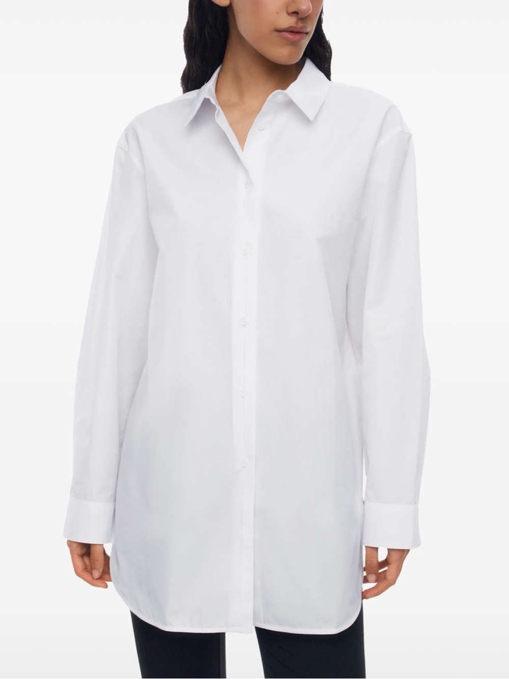 12 STOREEZ White Button-Up Shirt XS NWT